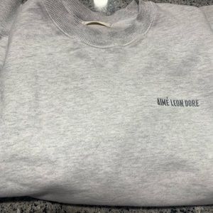 Grey Aime Leon Dore Crewneck